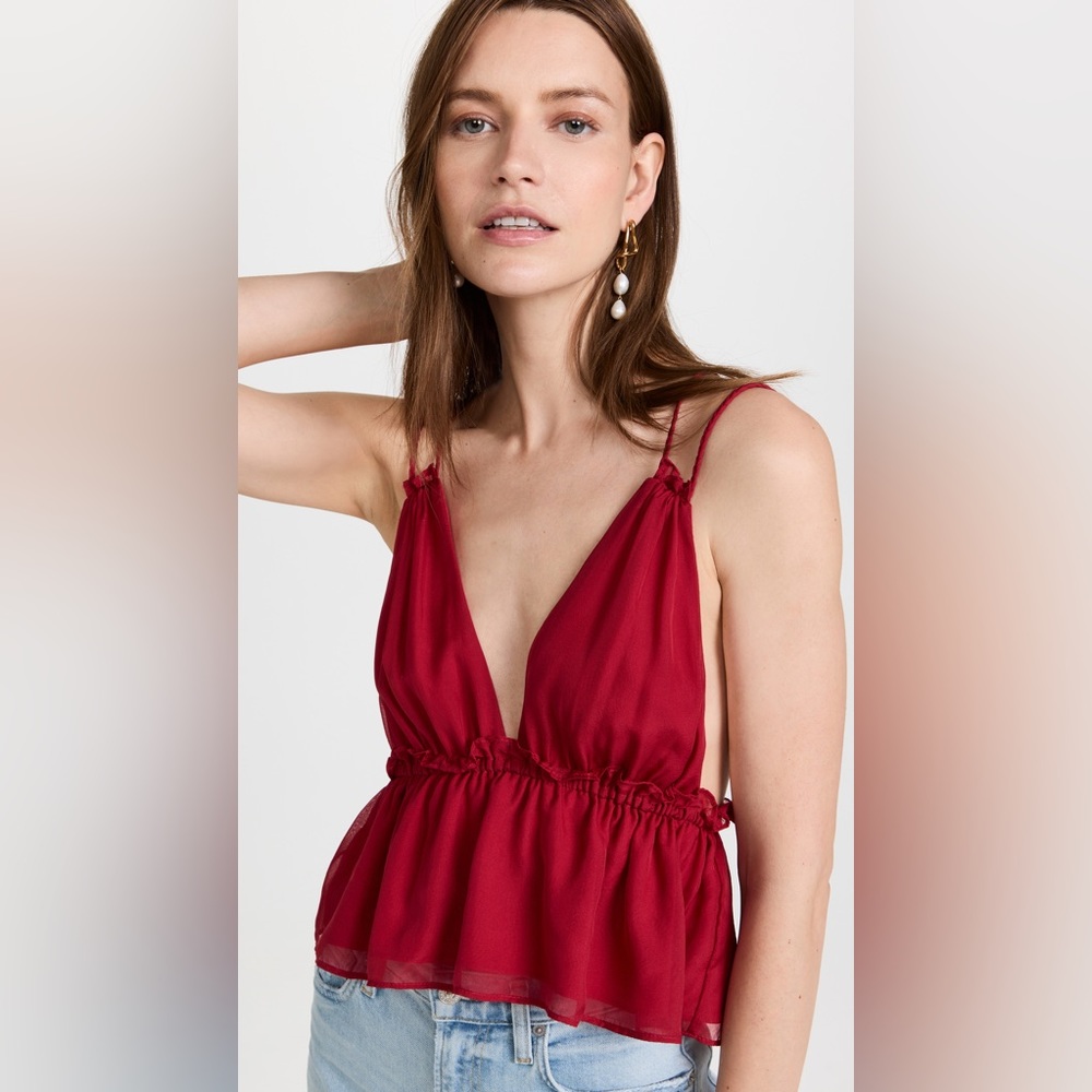 NWT Cami NYC Marlene Cami in Cherry